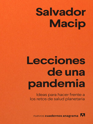 cover image of Lecciones de una pandemia